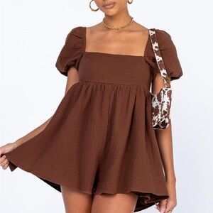 Princess Polly Lorna Puff Sleeve Romper